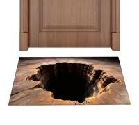 Ihdjasg Tapis 3D Illusion D'Optique, Paillasson À Illusion Visuelle, Décoration Visuelle Antidérapante pour Intérieur Et Extérieur, pour L'Entrée La Salle De Bain Le Patio La Chambre L'Extérieur