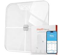 iHealth Pèse personne Impédancemètre Balance d’analyse corporelle connectée FIT, bluetooth avec 6 données corporelles (bmi/muscle/graisse corporelle/masse osseuse, viscérale)