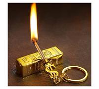 IHGVVING Porte-clés Permanent en Silex, allumettes imperméables Plus légères, Briquet à Carburant, Briquet Froid, Survie d’Allumette d’Urgence EDC (Pas de Carburant)