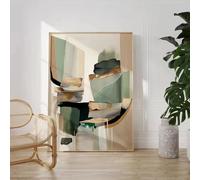 IHHGNB Affiches et impressions d'art mural abstrait, style minimaliste wabi-sabi neutre, couleurs contemporaines, esthétique sur toile, décoration intérieure (70 x 100 cm (28 x 39 po) / sans cadre)
