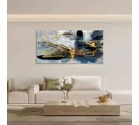 IHHGNB Décoration murale abstraite, impression sur toile, affiche moderne, œuvre d'art décorative abstraite colorée pour la maison (30 x 60 cm (12 x 24 po) / sans cadre)