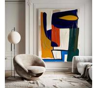 IHHGNB Grande toile abstraite colorée, art mural moderne, affiche, impression d'œuvre d'art pour la décoration intérieure (40 x 50 cm (16 x 20 pouces) / sans cadre)
