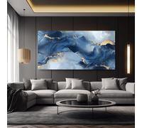 IHHGNB Impression sur toile murale moderne abstraite, art fluide, décoration pour salon, chambre à coucher, bureau, maison (20 x 40 cm, sans cadre)