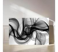 IHHGNB Tableau abstrait pour chambre à coucher, affiche sur toile imprimée en noir et blanc pour salon, dortoir (40 x 60 cm (16 x 24 pouces) / sans cadre)