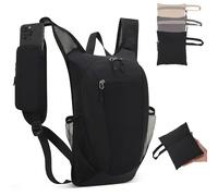 IHIGOGOFA Sac à Dos Pliable Ultraléger 15L, Sac à Dos de Randonnée Pliable Léger Imperméable, Sac à Voyage pour le Sport en Plein air Marche Randonnée Camping et Vélo Femme Homme