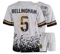 IHIMI JudeB R.Madrid #5 Dragon Rétro Édition Limitée - Maillot de Football et Shorts d'Entraînement pour Enfants avec Court - Pour Fans de Football (4-13 ans)