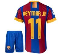 IHIMI Ronaldinho Barcelona - #10 - Maillot nostalgie pour enfant - Avec short - Édition limitée - 4-13 ans, Neymar Nostalgie, 176