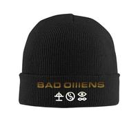 IHIUHGCN 2025 Bad Omens Groupe de Metalcore Casquettes Bonnets Vintage Bonnet Kpop Masculin Féminle Tuque Élastique Style Hiver