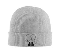 IHIUHGCN Bad Bunny Hat Automne Hiver Skullies Tuques Chauds Un Verano Sin TI Cap Bonnet Acrylique mâle féminin