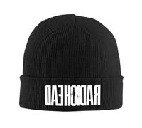 IHIUHGCN Radiohead Bonnets tricotés, Bonnets, Chapeaux d’Hiver, Casquette de Rue Chaude pour Hommes, Femmes