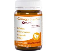 Ihle Vital Omega 3 purPlant gélules | 60 gélules | Acides gras oméga-3 à base d'huile de microalgues | avec DHA, EPA & DPA | vegan
