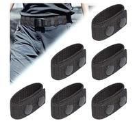 IHLOOTD Supports Ceinture Tactique Support Ceinturon Police Passants de Ceinture de Agents Sécurité pour Policier, Militaire, Alpinisme Équipement Accessoires Ceinturon (6 Pièces)