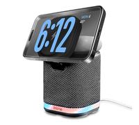 iHome Haut-parleur Bluetooth avec chargeur MagSafe, haut-parleur sans fil et station de charge sans fil avec veilleuse à changement de couleur (iPBT50DG)