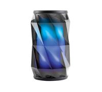 IHOME IBT74 Enceinte nomade Bluetooth avec système d'éclairage dynamique - Noire/multicolore