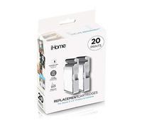 iHome IHC33 Lot de 2 cartouches d'encre carrées+papier carré 20 impressions