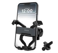 iHome Support de téléphone à gravité métallique pour Grille d'aération, Large compatibilité, Installation sans Effort, Prise en Main sûre
