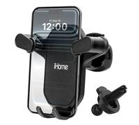 iHome Support de téléphone Universel pour Grille d'aération par gravité, Rotation à 360°, Support réglable, Clip Stable