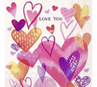 IHR ALMOST LOVE crème grandes serviettes 33x33 cm