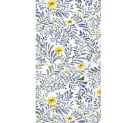 IHR Ideal Home Range Lot de 16 serviettes de table jetables en papier triple épaisseur, 21,6 x 11,4 cm, jolies branches (bleu)