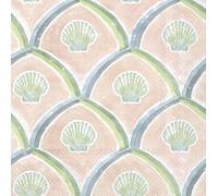 IHR Ideal Home Range Lot de 20 serviettes de cocktail jetables en papier 3 plis, 12,7 x 12,7 cm, motif coquillages de côte aquarelle, lot de 20
