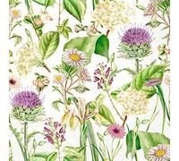 IHR Ideal Home Range - Lot de 20 serviettes en papier 3 plis pour cocktail Crème 12,7 x 12,7 cm