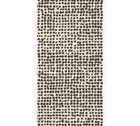 IHR Ideal Home Range Marimekko Lot de 16 serviettes de table jetables en papier 3 plis, 21,6 x 11,4 cm, orange (lin et noir)