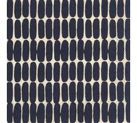 IHR Ideal Home Range Party Marimekko Serviettes de table jetables en papier 3 plis, 16,5 x 16,5 cm, lin Alku noir