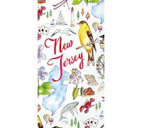 IHR Ideal Home Range Rosanne Beck State Collection Lot de 16 serviettes de table jetables en papier 3 plis, 21,6 x 11,4 cm, New Jersey