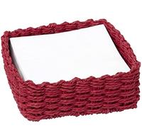 IHR Porte-serviettes en papier Rouge Luncheon 19x6.5x19cm