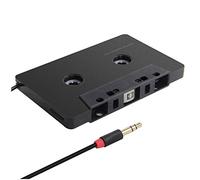 ihreesy Adaptateur de Cassette de Voiture, Universel Cassette Audio de Voiture vers Adaptateur Auxiliaire Lecteur de Cassette Audio avec Récepteur de Cassette Audio Stéréo Jack 3,5 mm