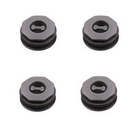 ihreesy Agrafes de Retenue de Tapis de Voiture, 4PCS Pinces de Fixation pour Tapis de Voiture Clip Antidérapant pour Tapis de Voiture Clip en Plastique Torsadé de Fixation de Tapis de Sol,Gris