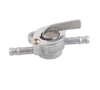 ihreesy Interrupteur de Carburant 6mm, Aluminium Robinet d'Essence Moto Valve de Robinet à Essence Ligne de Carburant Pompe À Gaz Vanne Commutateur Universel pour Moto Scooter Velomoteur Cyclomoteur
