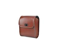 ihreesy Mini Sacoche Latérale de Moto, Sac de Rangement pour Sacoche de Moto Sacoche de Selle de Moto Sacoche Latérale de Moto en Cuir PU Sacoche Latérale pour Moto Véhicule Électrique Vélo,Marron