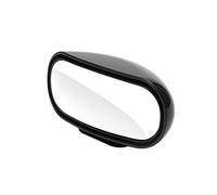 ihreesy Miroir D’angle Mort Grand Angle, Miroir de Rétroviseur Rectangulaire Réglable Rétroviseur D'angle Mort de Voiture Grand Angle Rétroviseur Auxiliaire à 360 Degrés pour Tous les Véhicules