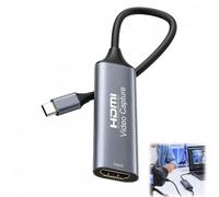 Ihteyuo Adaptateur USB C vers HDMI, Adaptateur Thunderbolt 3 vers HDMI 4K Thunderbolt 3 Compatible iPhone 16 Pro/16 ProMax MacBook Pro/Air pour Afficher vidéos Images Jeux sur TV ou Moniteur
