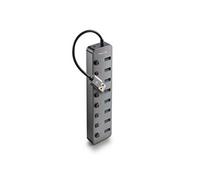 IHUB 8 : Hub 8 ports USB 3.0. Taux de transfert de données à 5Gbps. Longueur du câble : 180mm. Plug & Play. Couleur noire.