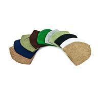 ihvan online Chapeaux musulmans turcs Kufi pour homme, taqiya, takke, peci, chapeaux islamiques, cadeaux islamiques du Ramadan et de l'Aïd, couleurs mixtes, Taille unique