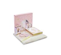 Ihvan Online, Coffret cadeau de prière pour hommes et femmes, tapis de prière, islam, perles taasbih, Saint Coran traduit en allemand, musulman, Seccade Namazlık SETI, rose