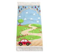 ihvan online Tapis de prière musulmane pour enfants | Design unique imprimé numérique | Sajadah | Tapis de prière islamique doux | Cadeaux islamiques parfaits pour les enfants | Design : mixte