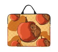 IHVBRHHM Joli petit hamster 14" sac pour ordinateur portable avec doublure antichoc et design portable, adapté pour un usage professionnel et quotidien.