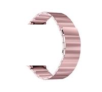 IHVJPKMF Bracelet à maillons métalliques for montre 2 10 9 8 7 46mm 45mm 44mm 42mm 41mm 40mm, Bracelet magnétique en acier inoxydable 6 5 4 3 SE(Rose pink,S10-42MM 38 40 41MM)