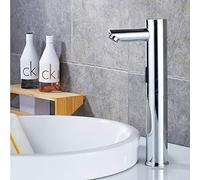 IHVOOUKAK Produits de Salle de Bain Modernes Robinet de lavabo thermostatique à Eau Froide Simple avec Finition chromée Mélangeur CA ou CC Robinet de lavabo Haut(Chrome)