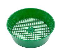 ihwfaityu Tamis de terre de compost en pierre ronde pour jardin | Tamis de jardin rond vert, tamis de jardin, filet de filtre de sol pour le compost, la pierre, outil de jardinage fin, sable