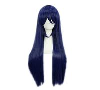 IHYAMS Love Live Sonoda Umi Long Cosplay Wigs Blue 80cm Long Straight Heat Resistant Synthetic Hair Perucas Cosplay Wig+Wig Cap