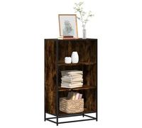 Iiaky Bibliothèque chêne fumé 60x35x107,5 cm Bois d'ingénierie,Bibliothèque Meuble De Rangement,Bibliotheque Murale,Etagere Livre