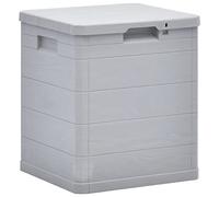 Iiaky Boîte de Rangement de Jardin 90 L Gris Clair,Armoire De Jardin Exterieur,Abri De Jardin,Meuble Exterieur Rangement
