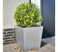 Iiaky Jardinières 2 pcs 50x50x50 cm Acier galvanisé,Jardiniere sur Pieds,Bac avec Treillis,Jardiniere Terrasse