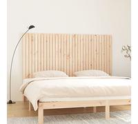 Iiaky Tête de lit Murale 204x3x110 cm Bois Massif de pin,Tete de lit capitonnée,tête de lit à Poser au Sol