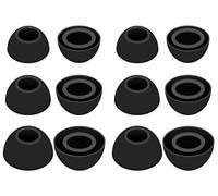 IiEXCEL Liberty 4 NC Lot de 6 Paires d'embouts d'oreille de Rechange S/M/L en Caoutchouc Souple et Silicone pour écouteurs compatibles avec Soundcore Liberty 4NC Noir