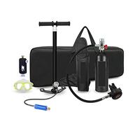IIGEN Bouteille de plongée Plongée Ensemble Complet D'équipement De Pompe De Rechange d'urgence for Respirateur De Plongée sous-Marine Portable Ultra-Haute stabilité(Carbon Black)